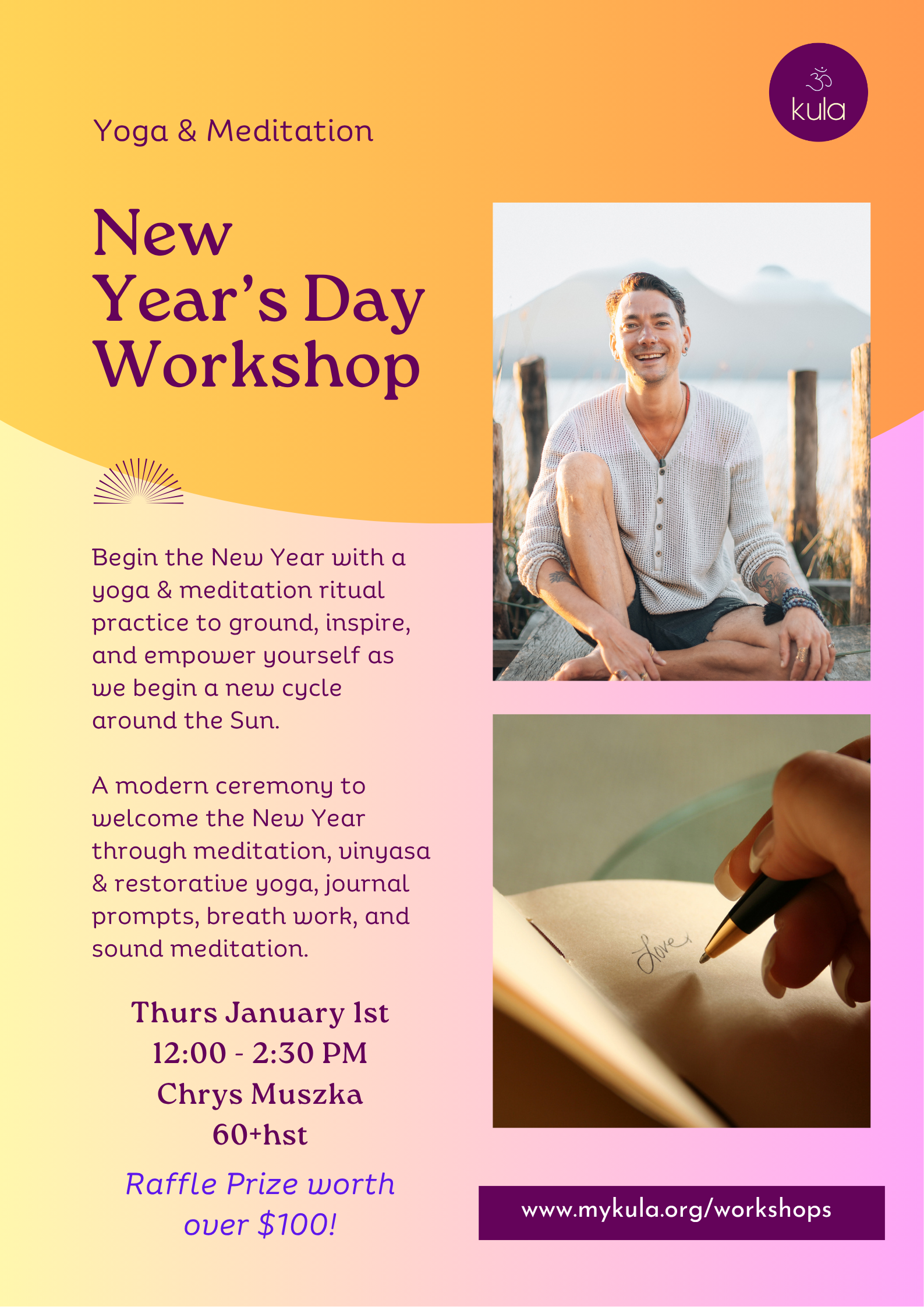 New Year's Day Workshop poster (2026)