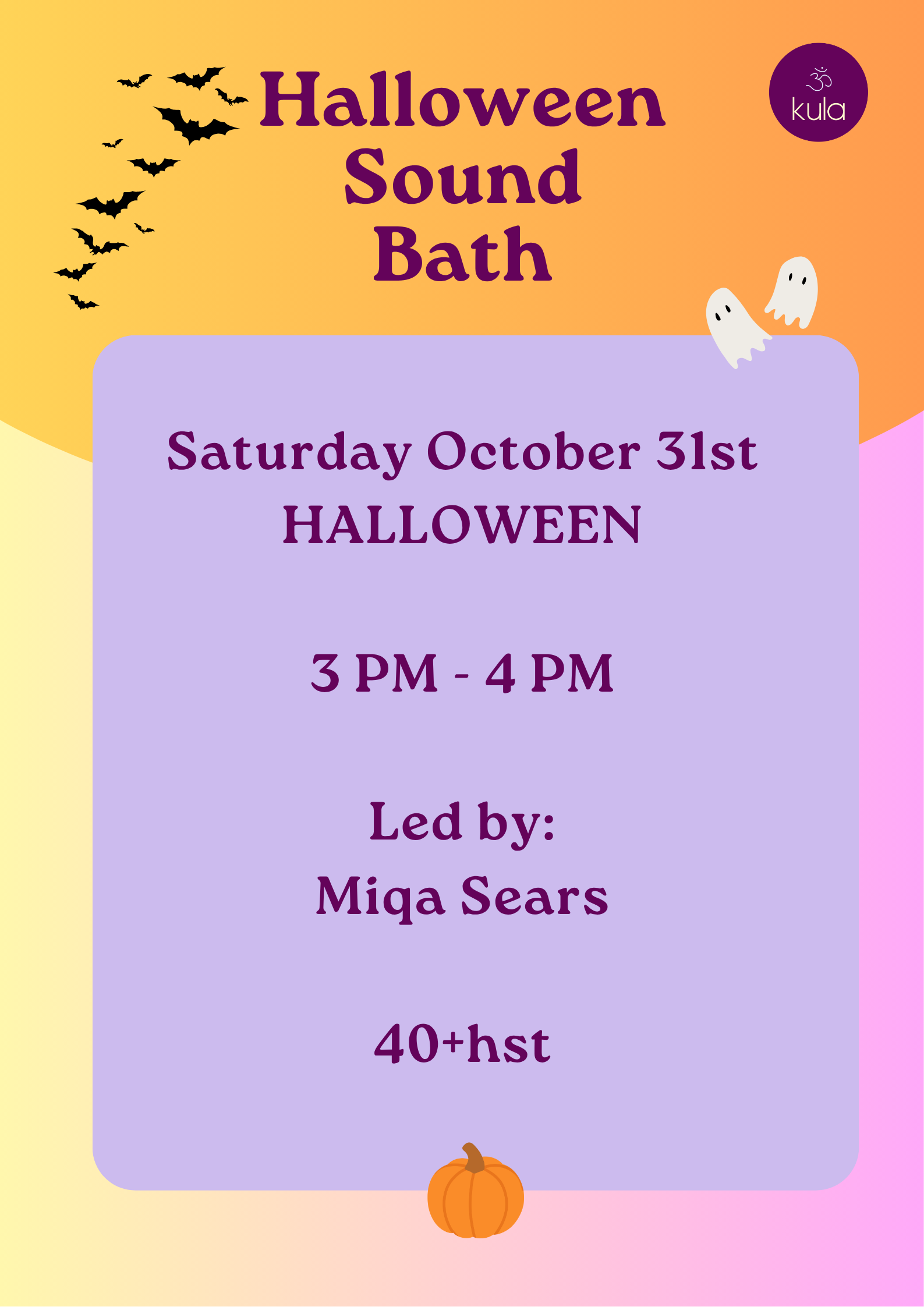 Halloween Sound Bath Miqa Workshop Poster (2)
